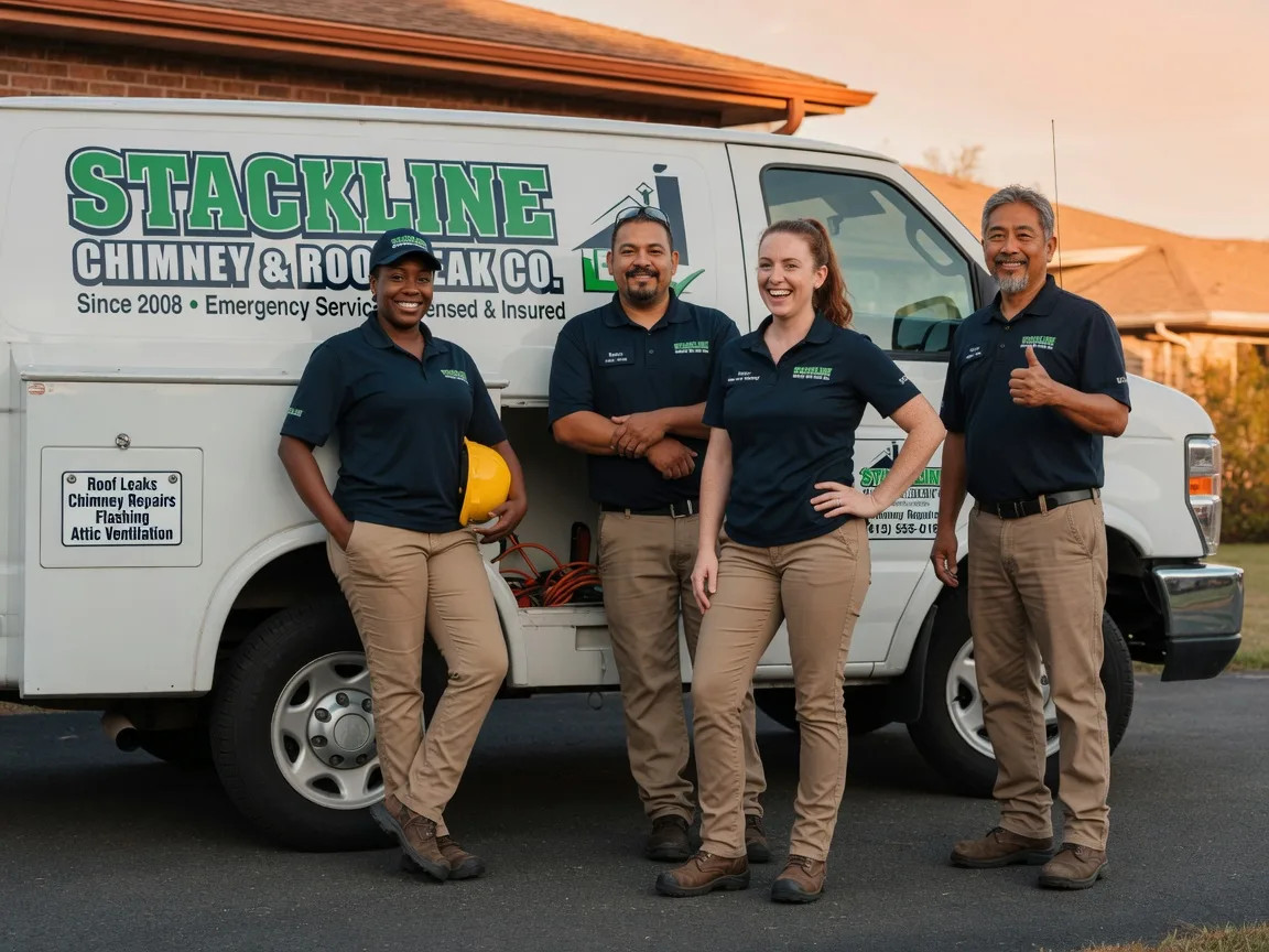Chimney flashing repair company in Langlois, OR